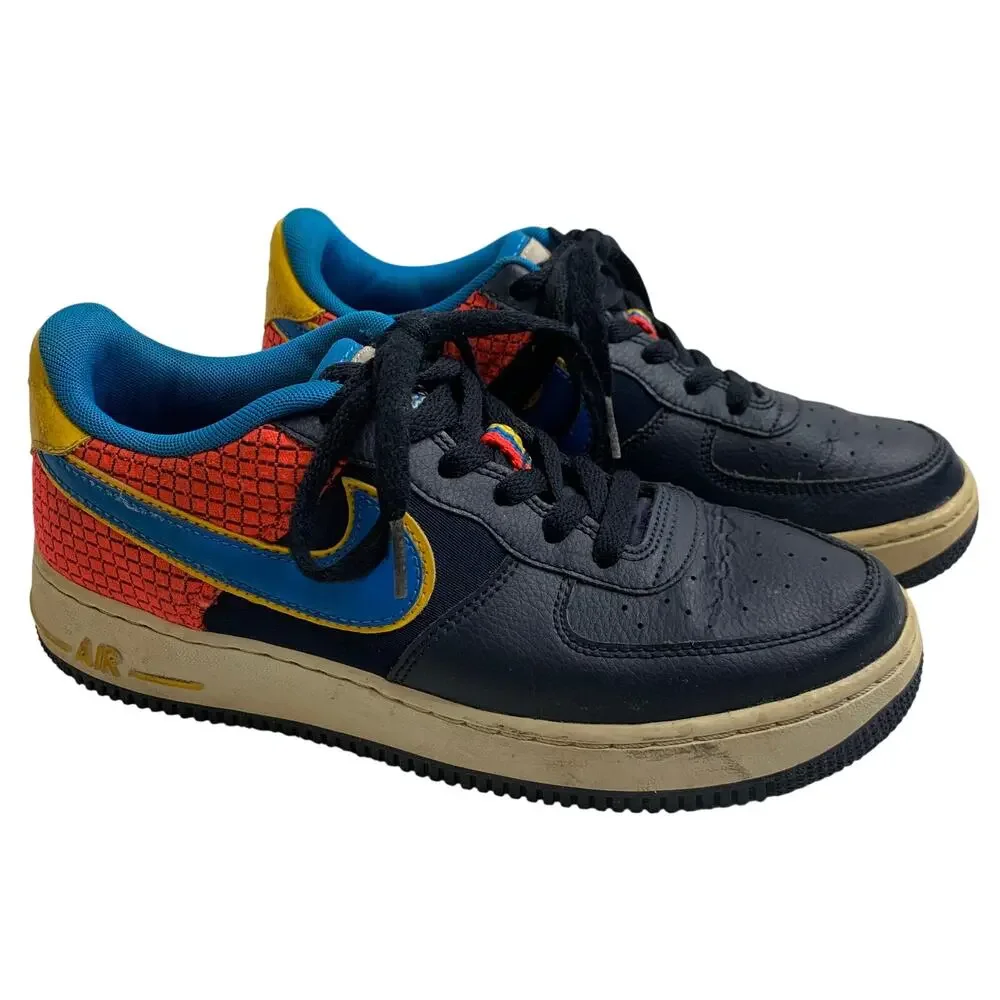 Nike Air Force 1 Low GS Photo Blue Obsidian Youth Boys 6.5 AV0748 400 2018